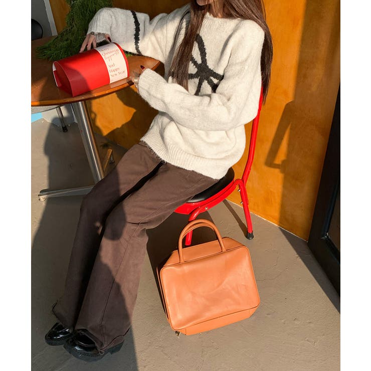 リボン柄ニット セーター プルオーバー | Miniministore | 詳細画像5 