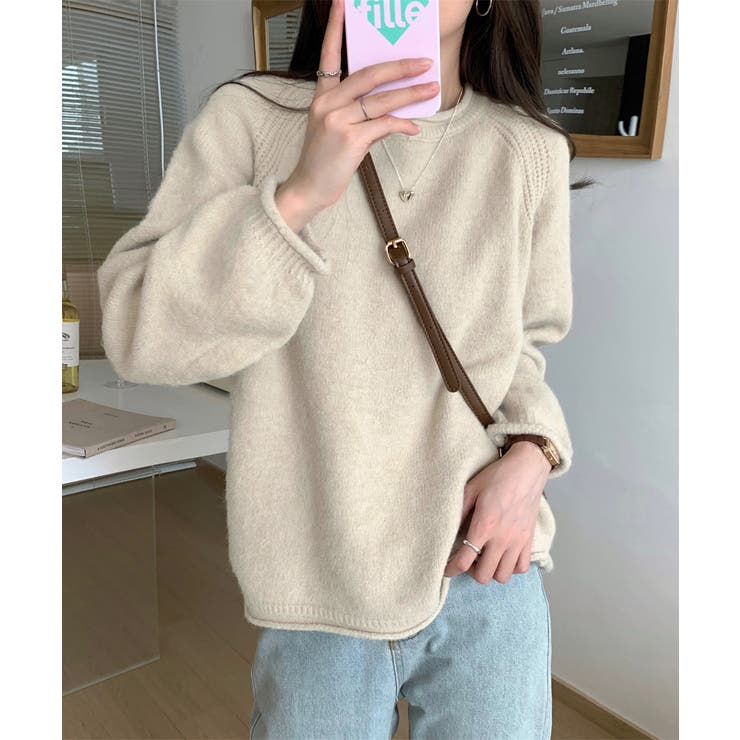 セーター レディース ボリューム袖 無地 | Miniministore | 詳細画像12 