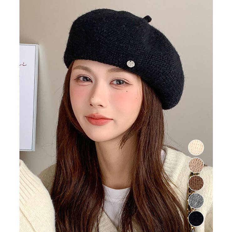 レディース ベレー帽 秋冬 飾り | Miniministore | 詳細画像1 