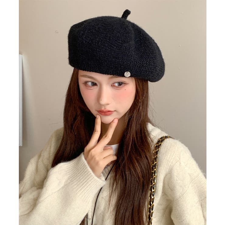 レディース ベレー帽 秋冬 飾り | Miniministore | 詳細画像2 