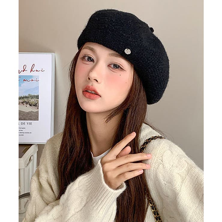 レディース ベレー帽 秋冬 飾り | Miniministore | 詳細画像3 