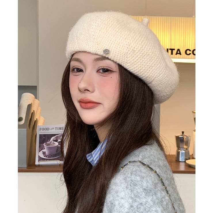 レディース ベレー帽 秋冬 飾り | Miniministore | 詳細画像5 