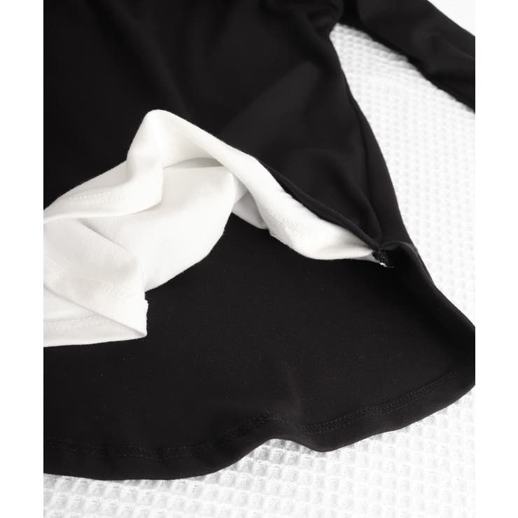 長袖Ｔシャツ フェイクレイヤード 着やせ | Miniministore | 詳細画像22 