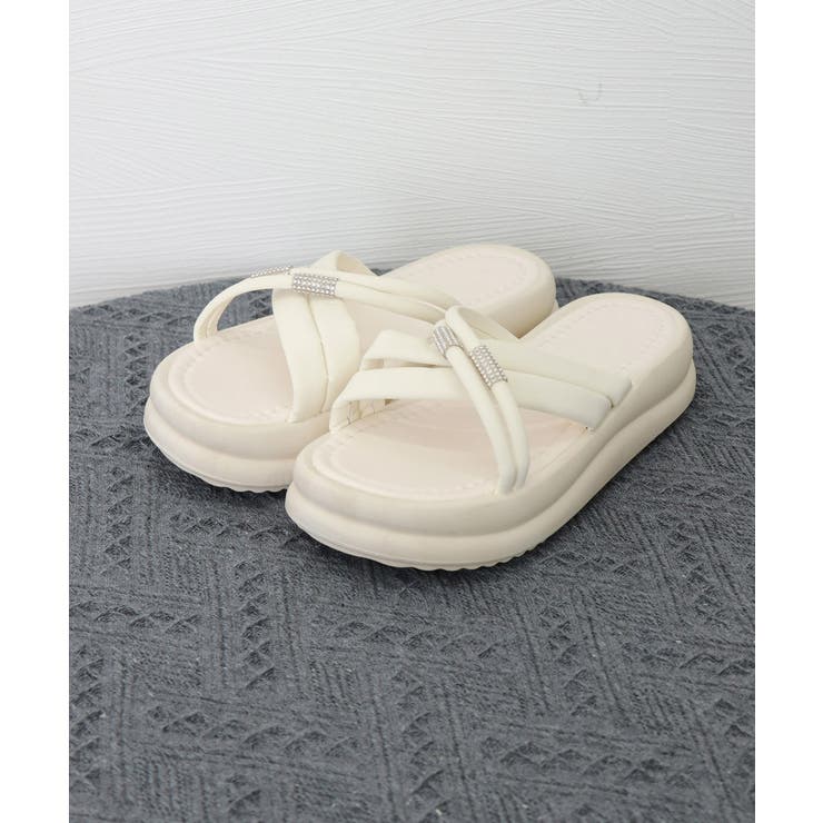 厚底サンダル ミュールサンダル 美脚夏靴 | Miniministore | 詳細画像15 