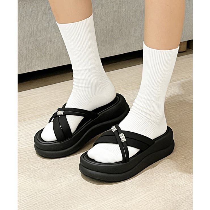 厚底サンダル ミュールサンダル 美脚夏靴 | Miniministore | 詳細画像7 