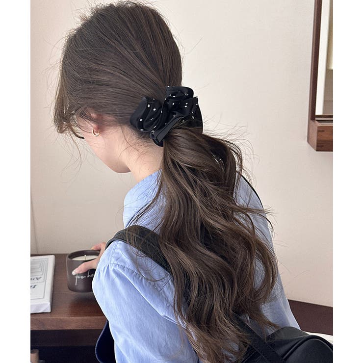 ドット柄シュシュ ヘアゴム 髪飾りグッズ | Miniministore | 詳細画像6 