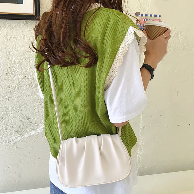 ショルダーバッグ PUプリーツ 斜めがけ | Miniministore | 詳細画像9 