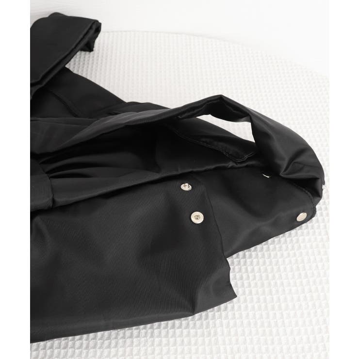 ショルダーバッグ A4大容量 ナイロン黒 | Miniministore | 詳細画像22 