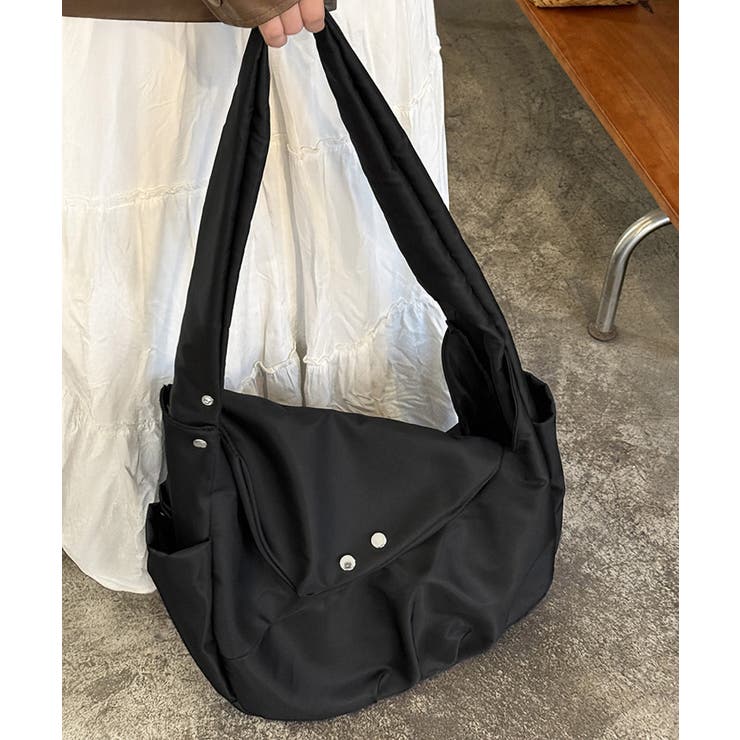 ショルダーバッグ A4大容量 ナイロン黒 | Miniministore | 詳細画像9 