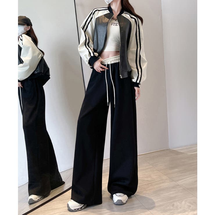 スウェットパンツ レディース セミワイド[品番:II000012119 スウェットパンツ レディース セミワイド[品番:II000012119
