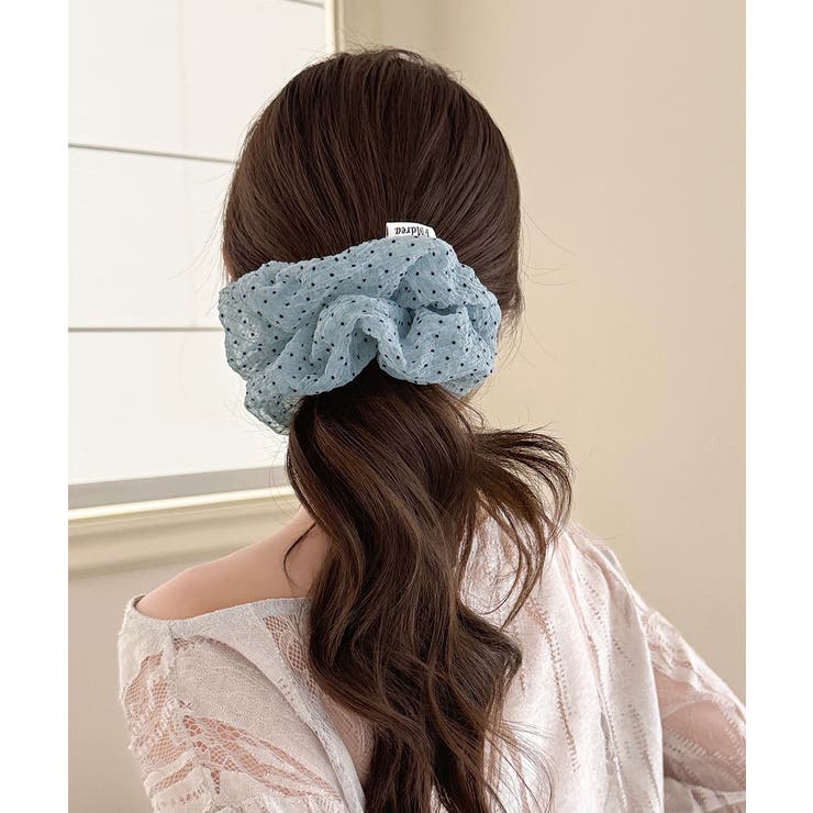 シュシュ ヘアゴム ドット柄 | Miniministore | 詳細画像6 