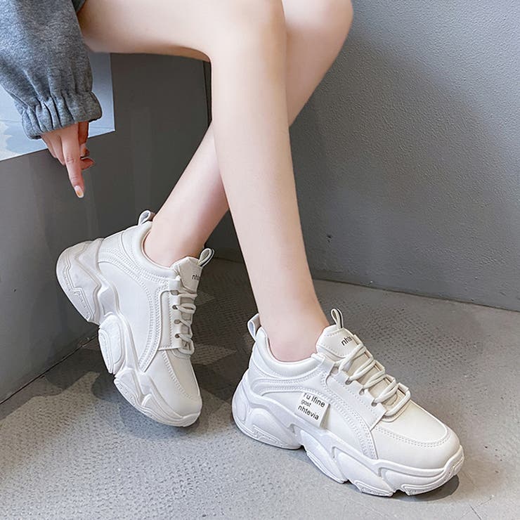 厚底スニーカー ダッドスニーカー 美脚 | Miniministore | 詳細画像4 