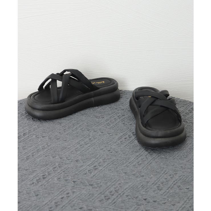 厚底サンダル クロスサンダル 美脚 夏 | Miniministore | 詳細画像18 