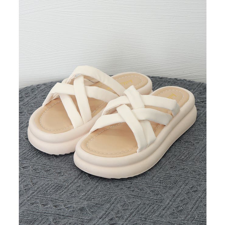 厚底サンダル クロスサンダル 美脚 夏 | Miniministore | 詳細画像19 