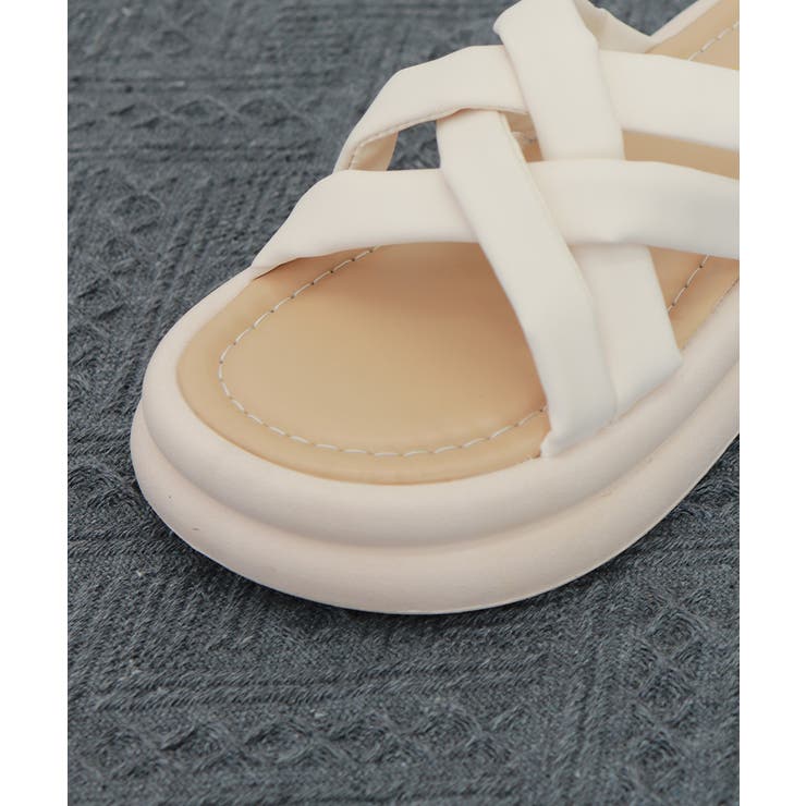 厚底サンダル クロスサンダル 美脚 夏 | Miniministore | 詳細画像22 