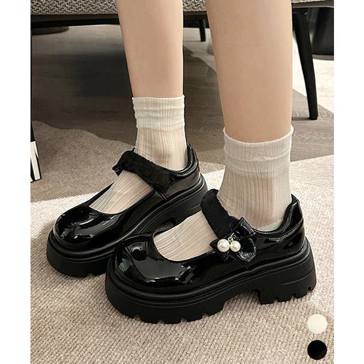 厚底ローファー レディース韓国風 美脚靴 | Miniministore | 詳細画像1 