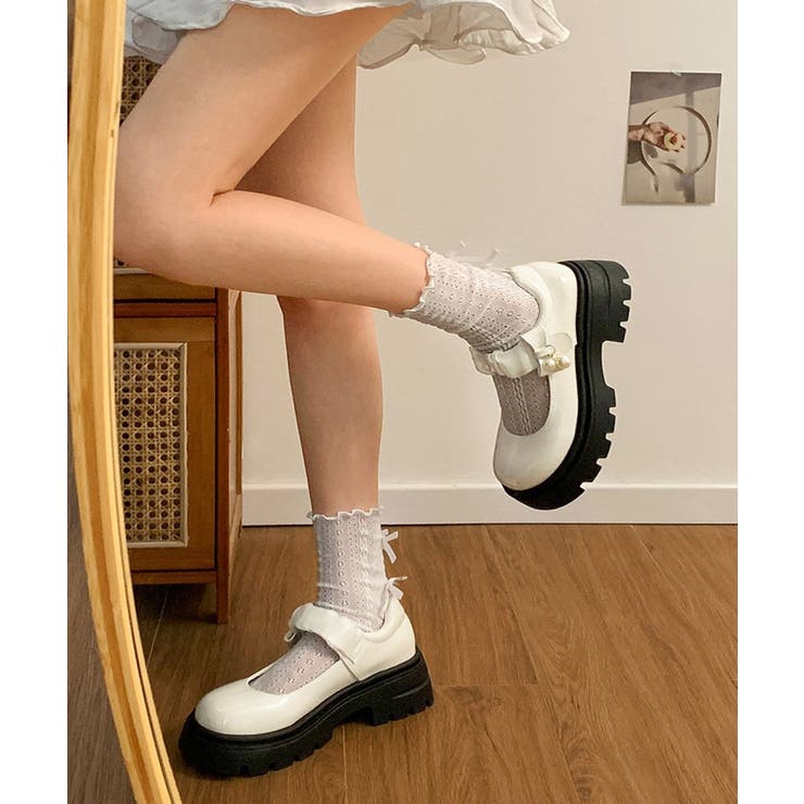 厚底ローファー レディース韓国風 美脚靴 | Miniministore | 詳細画像2 