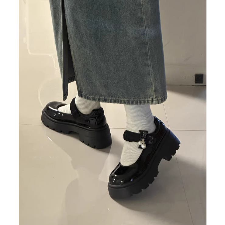 厚底ローファー レディース韓国風 美脚靴 | Miniministore | 詳細画像21 