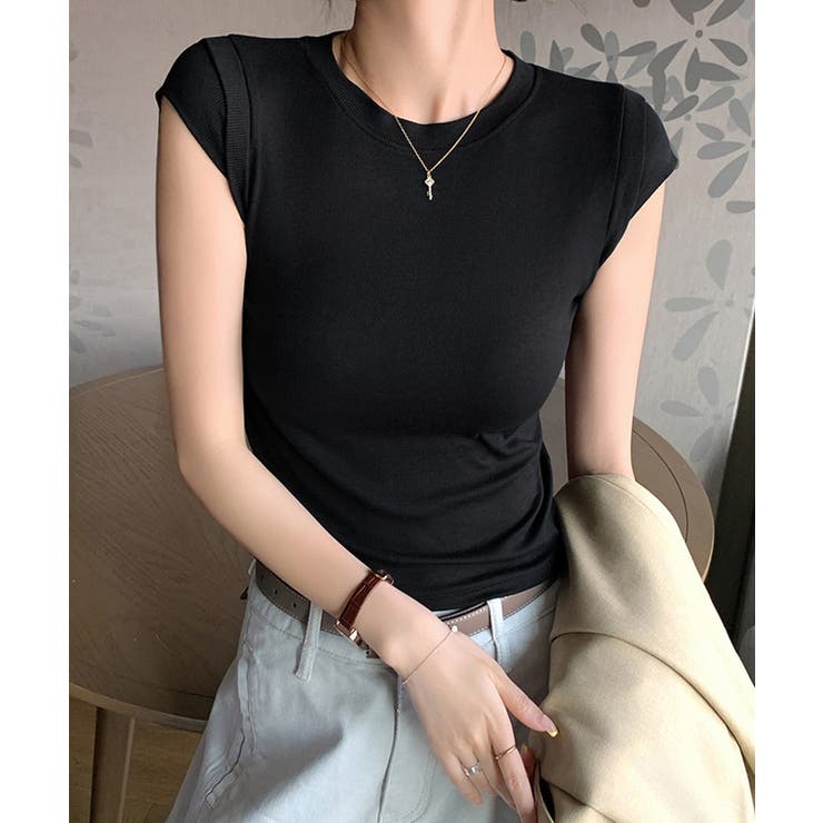半袖Tシャツ クロップド丈 丸首 夏服 | Miniministore | 詳細画像8 