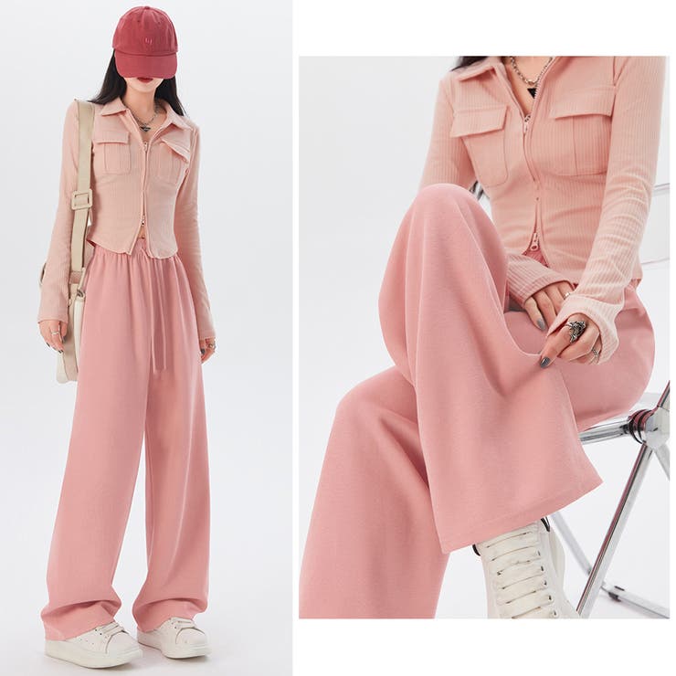 Zara  ピンクスウェット
