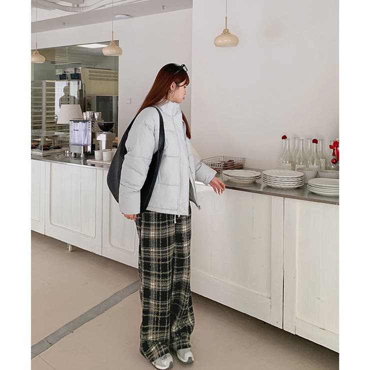 ワイドパンツ チェック柄 レディース | Miniministore | 詳細画像8 