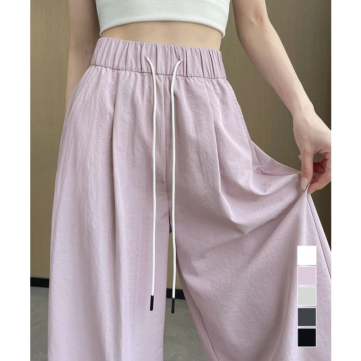ワイドパンツ ハイウエスト リラックス | Miniministore | 詳細画像1 