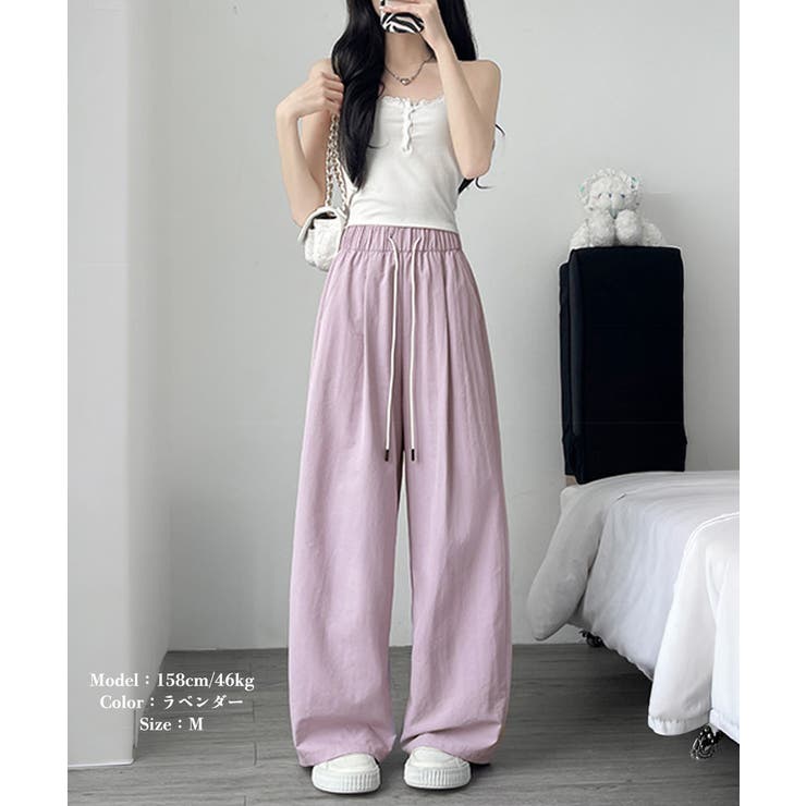 ワイドパンツ ハイウエスト リラックス | Miniministore | 詳細画像10 