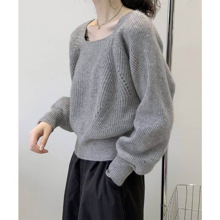 ニットトップス レディース 無地 | Miniministore | 詳細画像13 