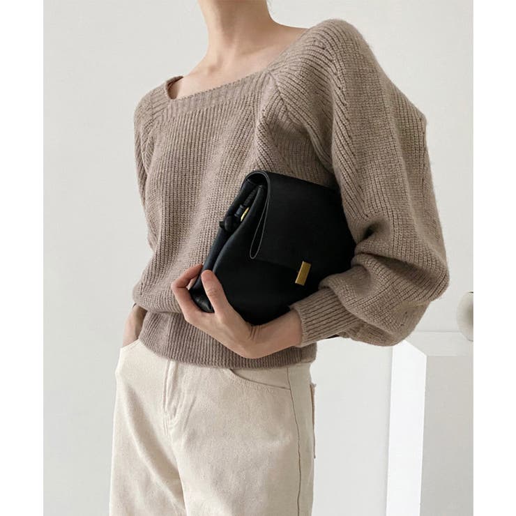 ニットトップス レディース 無地 | Miniministore | 詳細画像18 