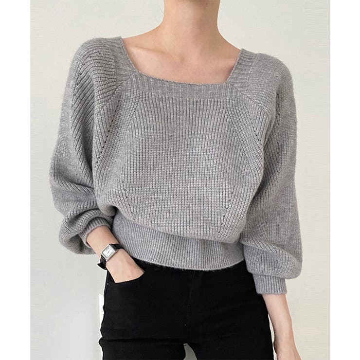 ニットトップス レディース 無地 | Miniministore | 詳細画像5 