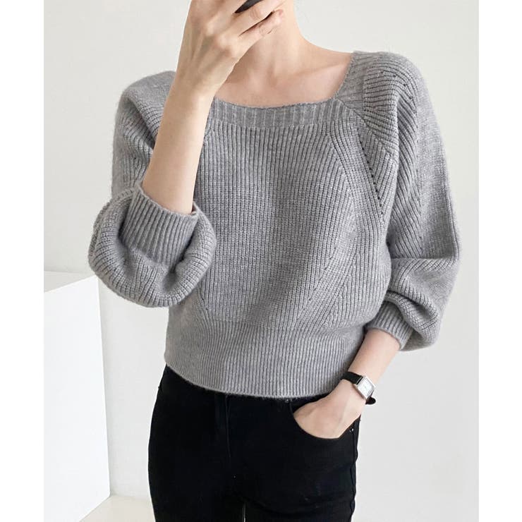 ニットトップス レディース 無地 | Miniministore | 詳細画像6 