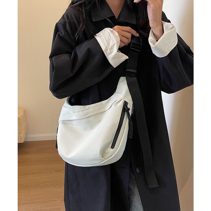 ショルダーバッグ ナイロン 多収納 無地 | Miniministore | 詳細画像7 