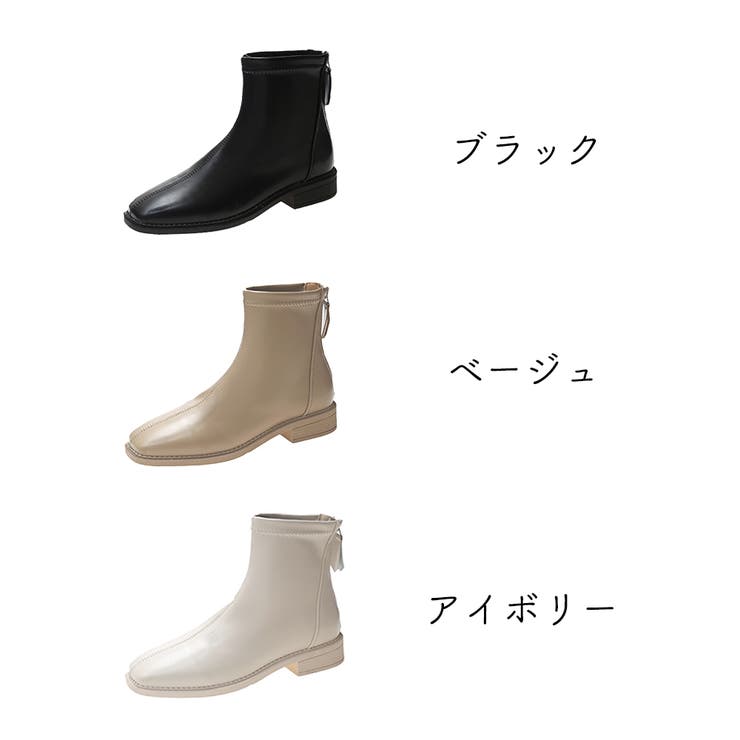 ショートブーツ フルジップブーツ 美脚 [品番：II000007648]｜Miniministore（ミニミニストア）のレディースファッション通販｜SHOPLIST（ショップリスト）