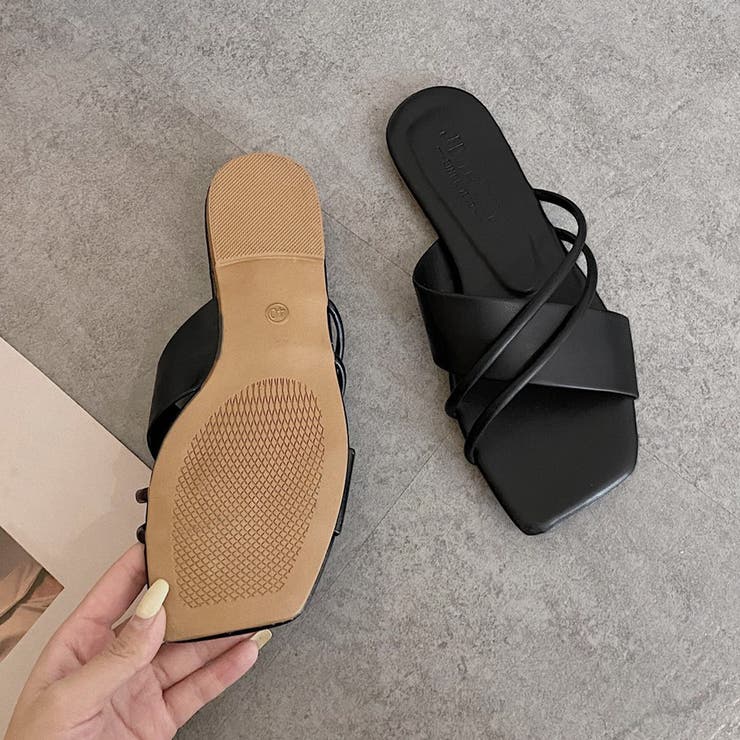 フラットサンダル 美脚 スリッパ 夏 | Miniministore | 詳細画像18 