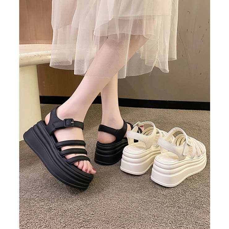 ストラップサンダル 厚底 美脚 夏くつ | Miniministore | 詳細画像13 