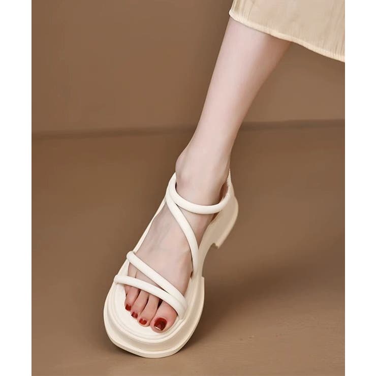 厚底 ストラップサンダル 韓国風 美脚 | Miniministore | 詳細画像11 