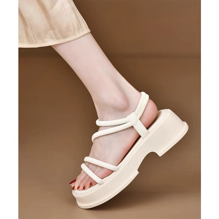厚底 ストラップサンダル 韓国風 美脚 | Miniministore | 詳細画像13 