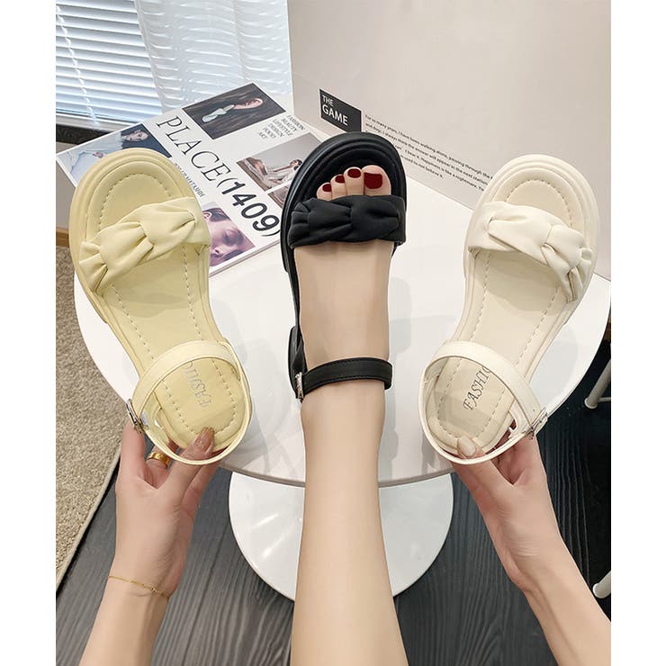 厚底サンダル レディース 韓国風 美脚 | Miniministore | 詳細画像1 