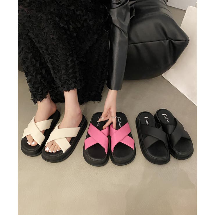 厚底サンダル スリッパ 美脚 夏 | Miniministore | 詳細画像12 