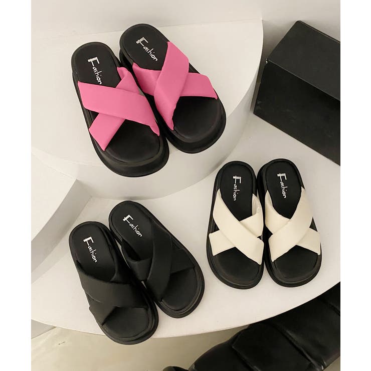 厚底サンダル スリッパ 美脚 夏 | Miniministore | 詳細画像14 