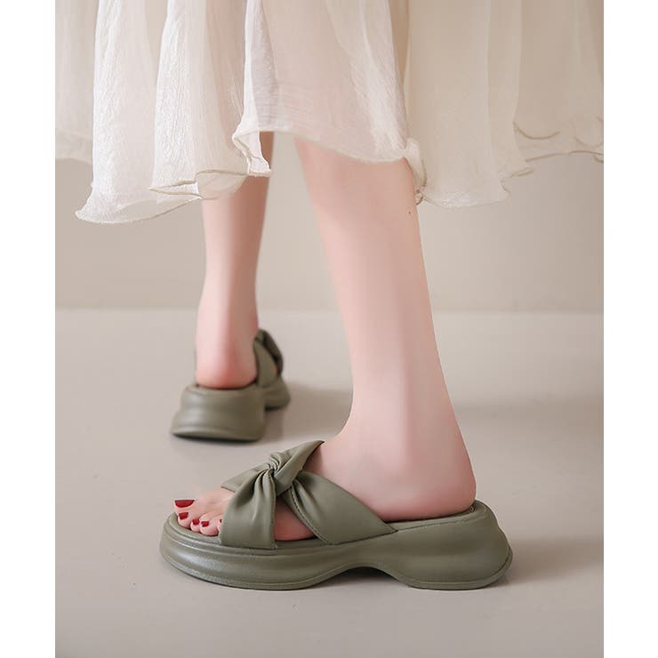 厚底サンダル ミュールサンダル 美脚  夏[品番：II000011527]｜Miniministore（ミニミニストア）のレディースファッション通販｜SHOPLIST（ショップリスト）