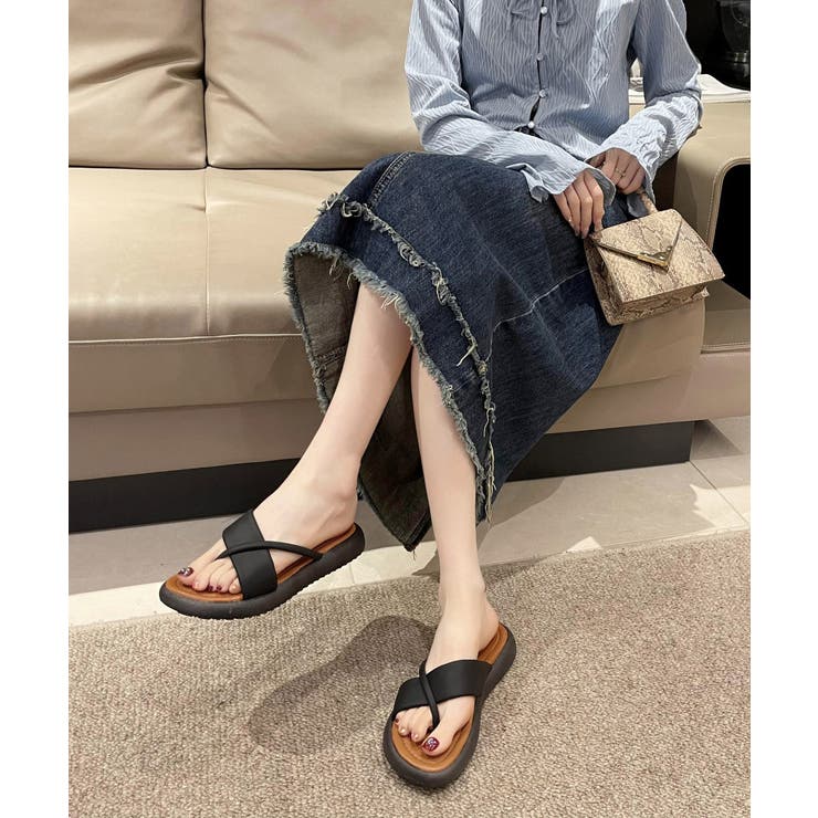 トングサンダル 厚底サンダル 美脚 夏靴 | Miniministore | 詳細画像12 