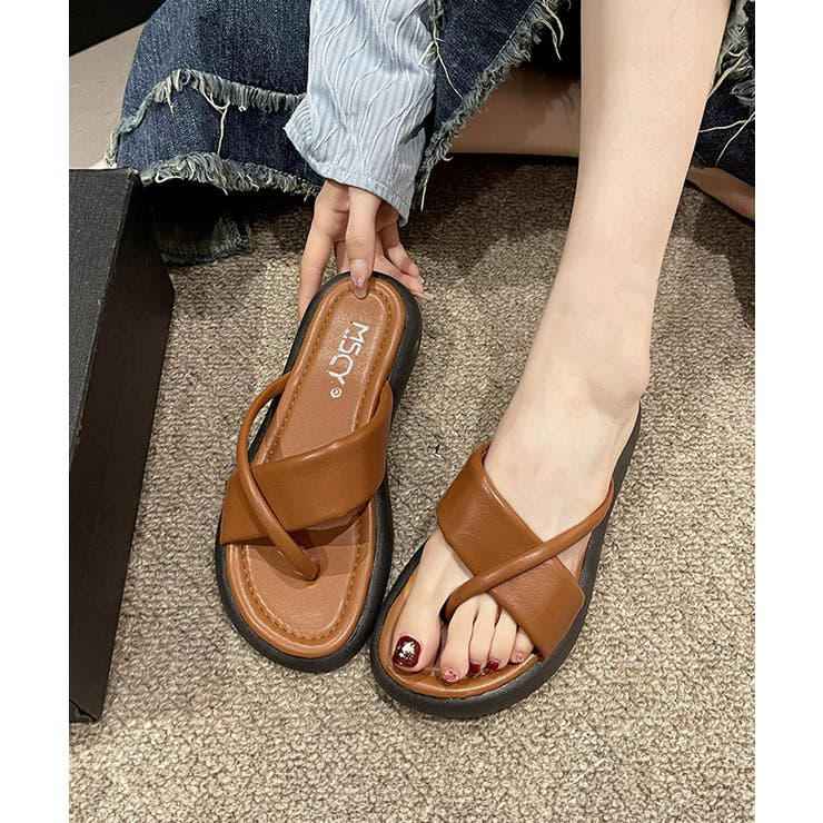 トングサンダル 厚底サンダル 美脚 夏靴 | Miniministore | 詳細画像6 