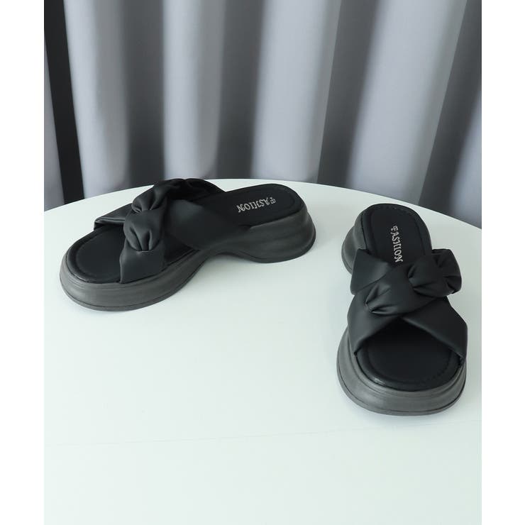 サンダル・ミュール PUMP SANDALS 厚底サンダル ミュールサンダル 韓国風[品番：AGCW0005527