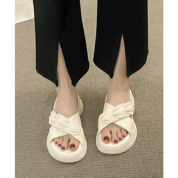 厚底サンダル ミュールサンダル 韓国風 | Miniministore | 詳細画像5 
