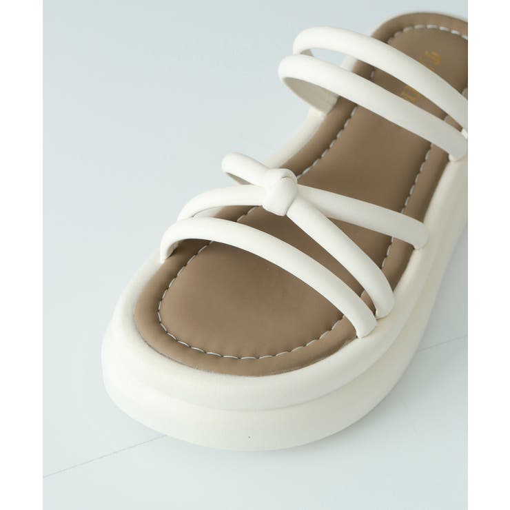 厚底サンダル ミュールサンダル 美脚夏靴 | Miniministore | 詳細画像23 