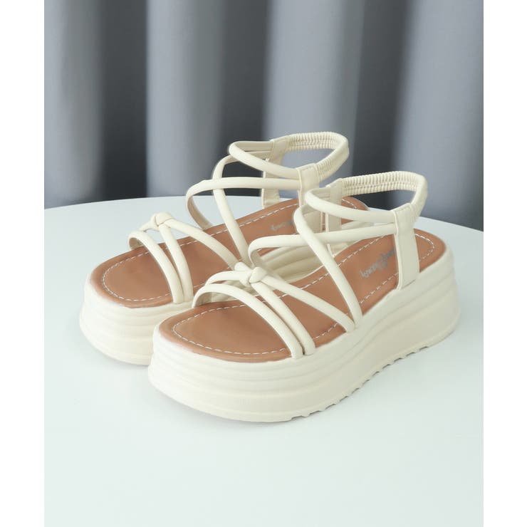 厚底 ストラップサンダル 美脚 夏靴 | Miniministore | 詳細画像18 