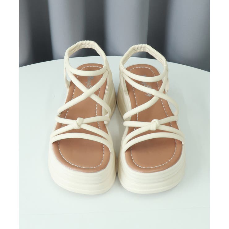 厚底 ストラップサンダル 美脚 夏靴 | Miniministore | 詳細画像19 
