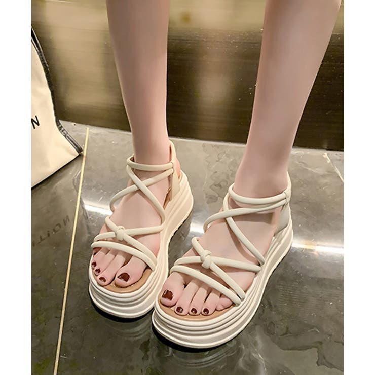 厚底 ストラップサンダル 美脚 夏靴 | Miniministore | 詳細画像8 
