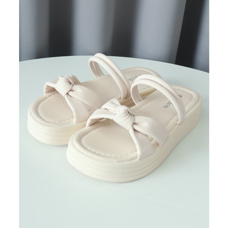 厚底サンダル レディース リボン | Miniministore | 詳細画像21 